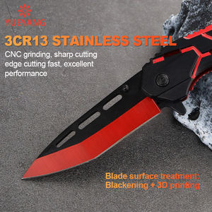 سكين YUEYANG 3CR13 من الفولاذ عالي الجودة قابل للطي للتخييم DIY متعدد الوظائف للدفاع عن النفس معدات بقاء على قيد الحياة - Product Image 3