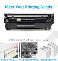 Chinamate CRG-103/303/703 Kompatibel dengan HP untuk Kartrid Toner Chip Pintar Terbaru Bubuk Toner Impor Garansi 18 Bulan Toner