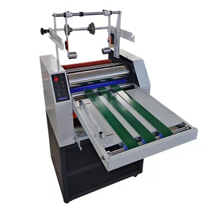 Double-hanging Film Anti-curl Laminating Machine Single-sided Cold Mounting Hot Coating Laminating Machine <b>Large</b> Steel <b>Roller</b> - Product Image 3
