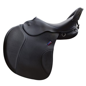 Sella per Cavallo Joachim in Pelle Resistente per Allenamento e Equitazione Ricreativa, Nero Marrone, 17-18 Pollici - Product Image 2