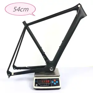 Hidden cable chinese OEM carbon gravel bike frame include other bicycle accessories