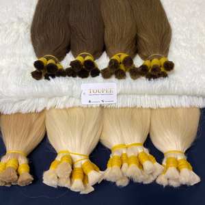 Venta al por mayor de extensiones de pelo de estilo natural virgen humano pelo vietnamita a granel sin procesar virgen crudo en vendedores de pelo a granel - Product Image 1