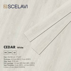 4Mm 5Mm 6Mm Résistant à l'usure SPC Plastic Click Flooring Commercial Office WPC Vinyl Tiles LVP PVC Design for Click Graphic - Product Image 5
