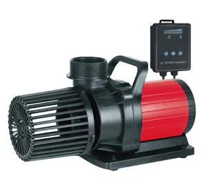 Prix d'usine 30000l/h pompe de bassin réglable pompe à eau de conversion de fréquence d'aquarium pompe à fréquence variable avec contrôleur