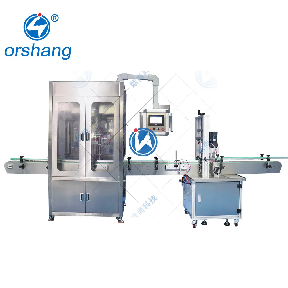 Automatic Filling Machine Cosmetics Eye Cream Foundation Cream Bottle Filling Capping and Labeling Machine Production Line