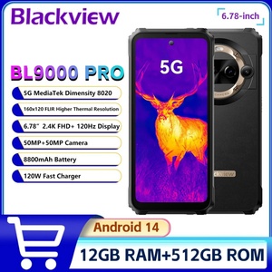 Blackview BL9000 PRO 5G สมาร์ทโฟนพันธุ์อึด 12GB 512GB หน้าจอ 6.78 นิ้ว FHD แบตเตอรี่ 8800mAh ระบบปฏิบัติการ Android 14 พร้อมที่ชาร์จ 120W รองรับ NFC - Product Image 2