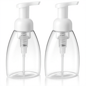 Botella Dispensadora de Jabón Espumoso PET con Bomba, Impresa con Serigrafía, para Jabón Líquido Castile de Dr. Bronner's, 8.5 Onzas, Hecho en China, para el Hogar - Product Image 1