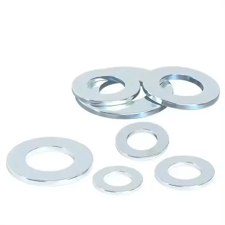 Factory Wholesale Custom Galvanized M2/M2.5/M3/M4/M5/M6/M8/M10/M12/M18 accept custom flat gasket washers