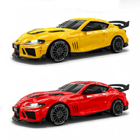 Voiture RC de drift Supra 4WD sous licence 1:43 avec châssis, lumières LED et gyroscope réglable JXC