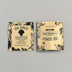 Bustina di carta Kraft ecologica bustina di bustina di tè sacchetto di campione di foglio di alluminio bustina di carta di caffè piccola borsa termosaldata