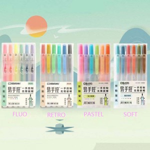 Bán buôn tùy chỉnh nhựa ép Bút Highlighter cho văn phòng & Trường học - Product Image 1