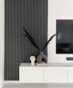 Lambrin <span class=keywords><strong>PVC</strong></span> WPC pannello di parete in legno colore interno decorazione della parete facile installazione pannelli murali - Product Image 5