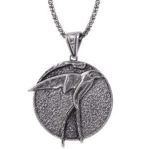 Collier avec pendentif tête de loup de la série <span class=keywords><strong>Witcher</strong></span>, zircon plaqué or/argent, chaîne en alliage serpent, style punk, bijoux unisexe, cadeau pour les fans du jeu - Product Image 6