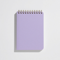 Wasserdichtes College Ruled Recycled Soft Custom Design B6 Spulen-Notizbuch für das Schul büro