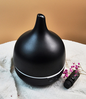 Vente en gros 400ml Diffuseur d'arômes en céramique verte Diffuseur d'huiles essentielles en céramique d'eucalyptus Diffuseurs d'arômes électriques à ultrasons