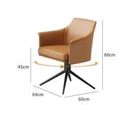 Ensemble de table de négociation en faux marbre moderne pour restaurant, avec fauteuils pivotants à 360° en cuir PU, pour bureau, hôtel, café, réception