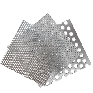 Steel Slotted Perforated Aluminum Sheet Perforated Steel Mesh For Mini Grinder Punched Steel Floor Aluminum Panels With Holes