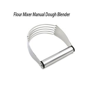 Stainless Steel Dough Blender Cutter Heavy Duty 5-Blade <strong>Butter</strong> Cutter for Baking Pastry Blending Tool <strong>Pie</strong> Crust Cookies - Product Image 2