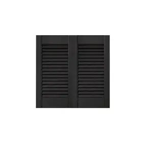 Worldwide new Products High Quality black PVC Plantation Shutter