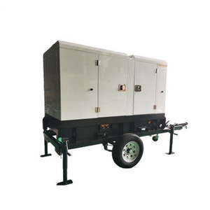 Groupe électrogène diesel mobile haute performance 150 kW 180 kVA insonorisé sur remorque pour chantier extérieur - Product Image 6