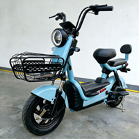 Bicicleta Eléctrica G1 350W-500W, Motor sin Escobillas de 48V, Cuadro de Aluminio, Diseño Moderno, para Adultos, Fabricada en China, OEM/ODM, Digital, de Alta Velocidad