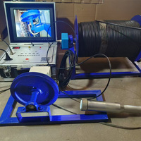 Tailles de sondes personnalisées, câble de 1000 m, précision de profondeur de 1 mm, sonde en acier inoxydable, vision nocturne couleur pour l'inspection des forages