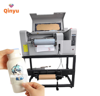 Printer UV DTF Otomatis Qinyu A3 dengan Printhead XP600 Tinta UV Film A+B Label/Kartu Baru