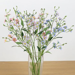 Flores Silvestres Artificiales Personalizadas de 72 cm, 3 Ramas, Flores de Tela de Seda, Flor Artificial para Decoración del Hogar y Bodas - Product Image 5