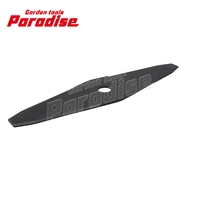 Lame de coupe d'herbe 2 T 2 lames de débroussailleuse Lame en acier 2 dents 305mm X 3mm X 20mm Heavy Duty pour débroussailleuse
