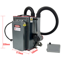 Portátil 50W 100W Metal Láser Eliminación de pintura Máquina de limpieza láser Mochila Limpiador láser