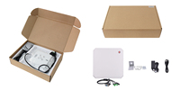 Lecteur RFID UHF CHAFON CF691, distance de lecture de 10 m, ABS blanc, ISO 18000-6C, prend en charge le mode code d'accès, USB, WG26, RELAIS, interface RJ45