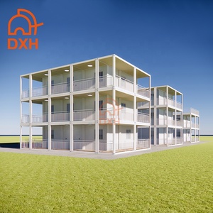 Casa Contenedor Prefabricada Desmontable Personalizada con Estructura de Acero y Paneles Sándwich para Biblioteca, Dormitorio, Oficina, Escuela, Aula - Product Image 1