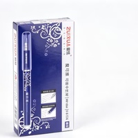 Meilleur stylo effaçable, vente en gros, encre noire/bleue 0,5 mm, stylo à bille gel pour étudiants et usage professionnel