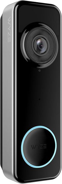 Wyze Battery Video Doorbell Wireless Camera, 1536x1536 HD+ with Color Night Vision, 2-Way Audio, 1:1 Head-to-Toe View,