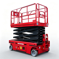 Plateforme élévatrice mobile électrique à ciseaux, hauteur de levage élevée 18m, capacité 320kg et plateforme 3100x1300mm