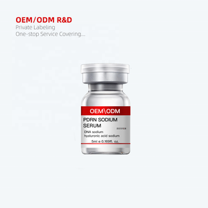 Ampoule de 5 ml de sérum PDRN ADN de saumon, acide hyaluronique et cellules souches de pomme, apaisante et rajeunissante, de qualité médicale, pour massage au roller - Product Image 1