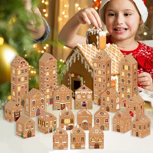 Boîte d'emballage personnalisée en forme de bonhomme en pain d'épices en papier blanc de haute qualité pour calendrier de l'Avent de Noël, cadeaux de fête, vente en gros - Product Image 3