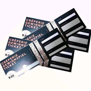 Sceau en papier de sécurité personnalisé, 1 pièce, billet d'entrée avec fonction anti-faux impression vocale - Product Image 3