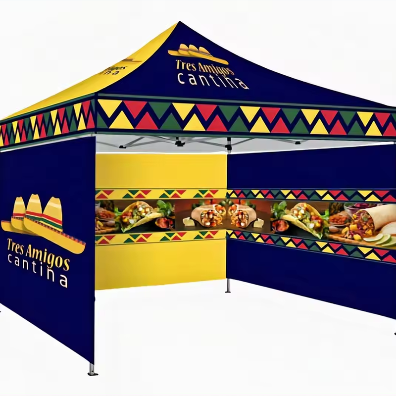 Hexagon 3x3m Printed Race Gazebo Tent