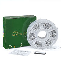Guirlande lumineuse LED V8 de 50 m, 400 LED, IP44, pour intérieur/extérieur, fil blanc, pour décorations de Noël et de fêtes, vente en gros
