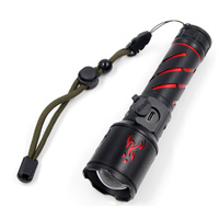 Lampe torche LED zoom rechargeable mince 18650, lumière tactile, lampe torche LED avec lampe torche pour réparation automobile, camping