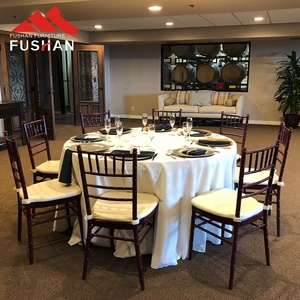 Bán buôn xếp chồng gỗ gụ Tiffany chiavari ghế kim loại nhôm bên tổ chức sự kiện cho thuê đám cưới ngoài trời khách ghế cho khu nghỉ mát - Product Image 1