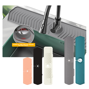 HILIM-Protector de Silicona Reutilizable para Fregadero de Cocina, Almohadilla de Drenaje Plegable con Deflector de Agua, Diseño Moderno, Ecológico - Product Image 1