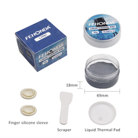 Pâte thermique conductrice en silicone Fehonda LTP81 18W/Mk 50g 100g, coussin thermique liquide pour ordinateur portable, CPU, GPU, VGA