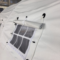 Tente médicale d'urgence gonflable portable blanche imperméable de haute qualité pour les situations de catastrophe