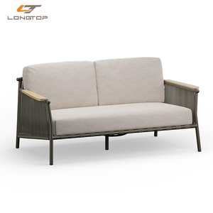 <span class=keywords><strong>Coin</strong></span> de canapé en aluminium de bonne qualité Ce ensemble de Patio extérieur moderne meubles d'extérieur - Product Image 2