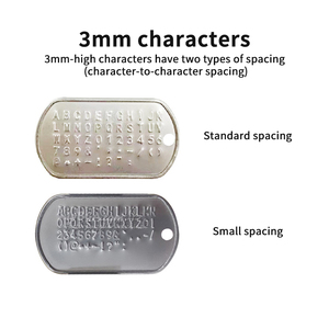 LY-52D Incisore Manuale a Leva Rotante per Targhette Identificative, 52 <span class=keywords><strong>Caratteri</strong></span>, Incisione Personalizzata a Passo Standard Piccolo, Incisione Speciale Cinese e Inglese - Product Image 4