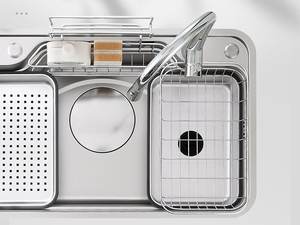 Évier de cuisine à montage supérieur avec isolation phonique, résistant aux taches et facile à nettoyer pour cuisine moderne - Product Image 2