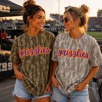 T-shirt unisexe oversize camouflage avec impression de lettres personnalisée, épaules tombantes, pour le jour du match, décontracté, style streetwear