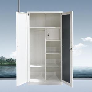 Распродажа, современный дизайн, стальной шкаф для спальни, складной 2-дверный раздвижной <span class=keywords><strong>Almirah</strong></span> с напечатанным рисунком для домашней мебели - Product Image 3